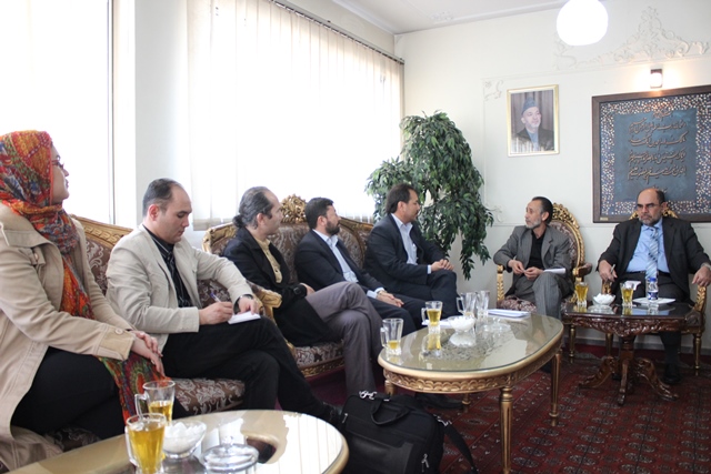 دیدار با سفیر و رایزین فرهنگی سفارت جمهوری اسلامی افغانستان